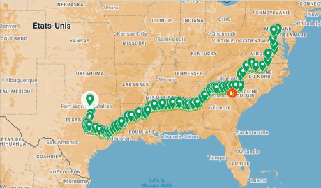 Carte de Walk For Peace